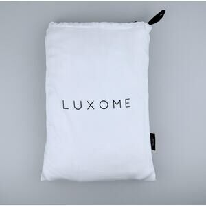 Luxome Sheet Set CAL KING White Bamboo Viscose Soft Cooling Bedding New w/ FLAWS